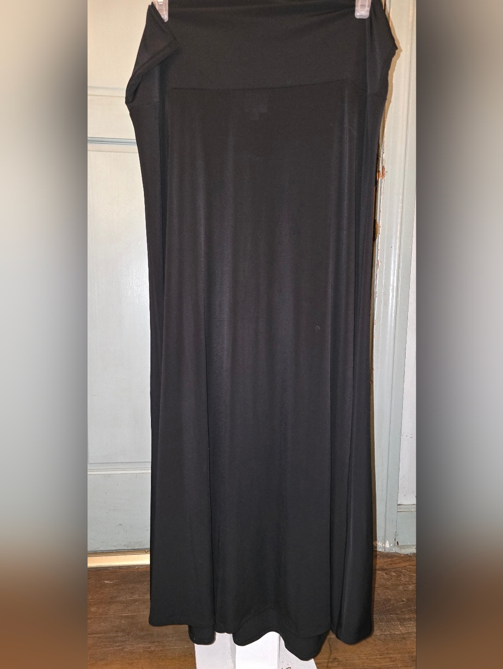 Long Flowing LuLaRoe Maxi Skirt - Black 3x